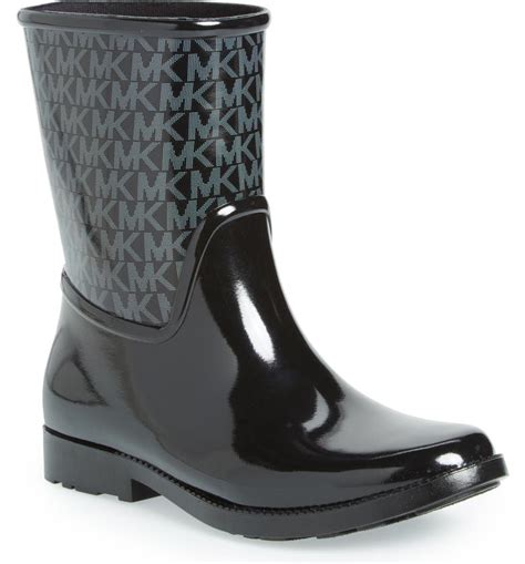 michael kors black ankle rain boots|michael kors women rain boots.